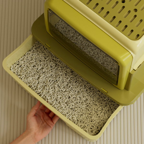 Drawer-Type Cat Litter Box