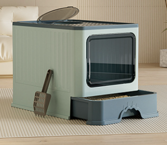 Drawer-Type Cat Litter Box
