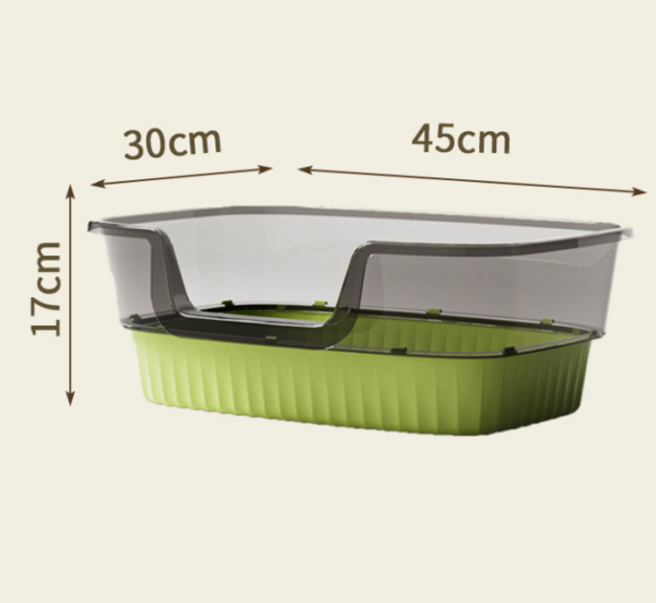 Large Square Cat Litter Box