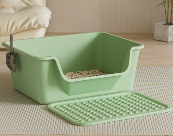Large Square Cat Litter Box