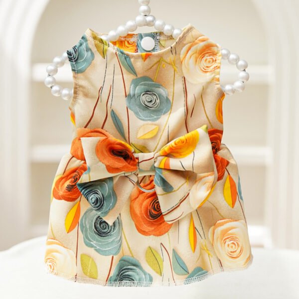 3D rose dress