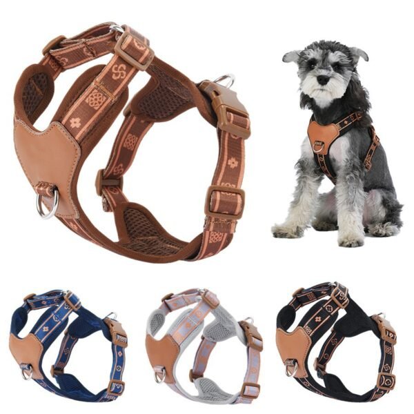 Breathable and reflective pet leash#HP521-1