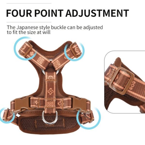 Breathable and reflective pet leash#HP521-1