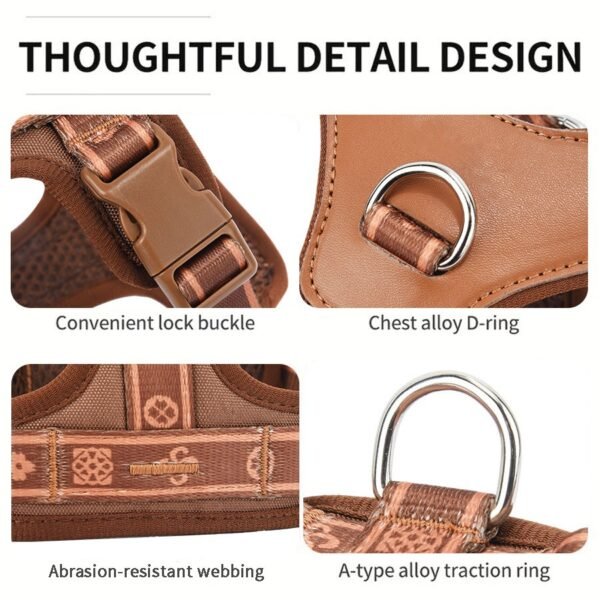 Breathable and reflective pet leash#HP521-1