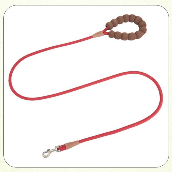 Cloud-shaped bubble cotton grip color-blocked pet dog leash#LP039