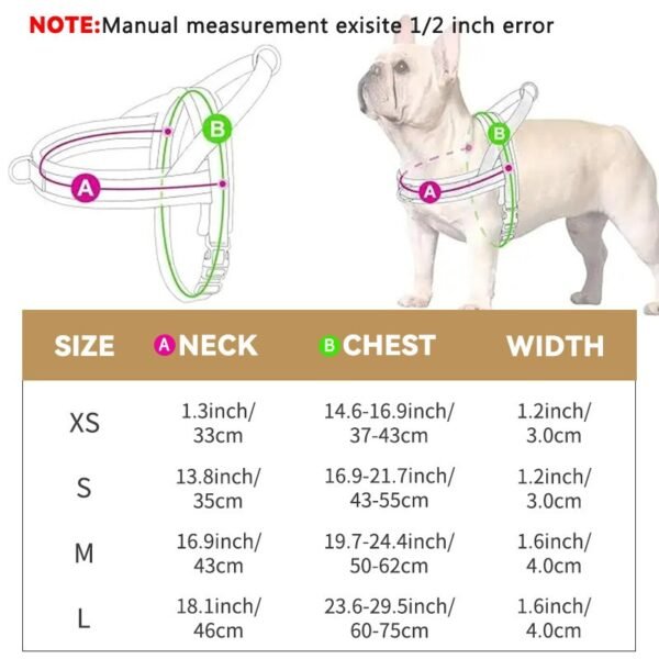 Dog harness to prevent escape#HP395