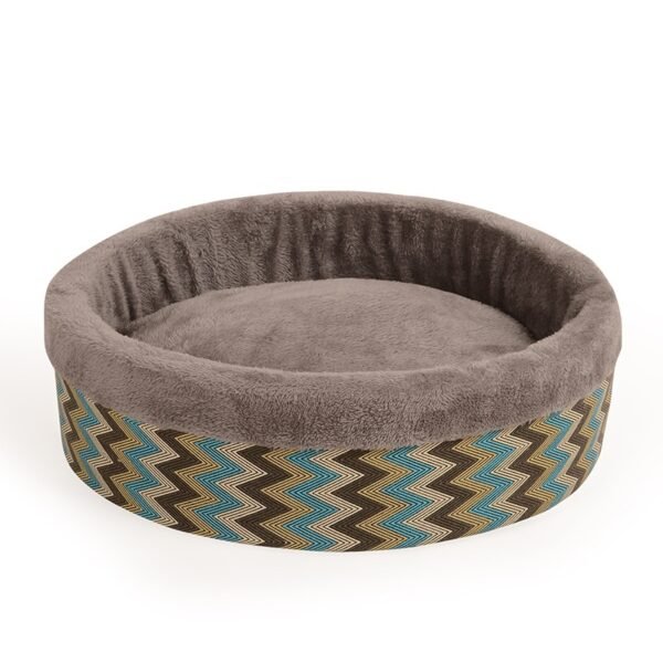 Thickened, Warm, Round Pet Bed for Autumn and Winter#0059