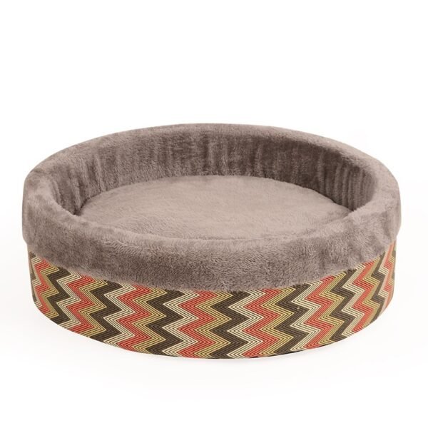 Thickened, Warm, Round Pet Bed for Autumn and Winter#0059