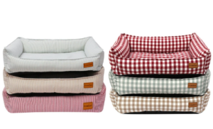 All-season removable and washable dog and cat bed