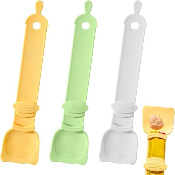 Silicone Cat Treat Squeezer Spoon