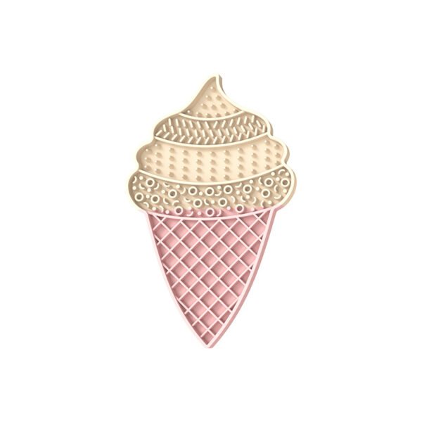Anti-Choking Silicone Lick Mat (Ice Cream Design)