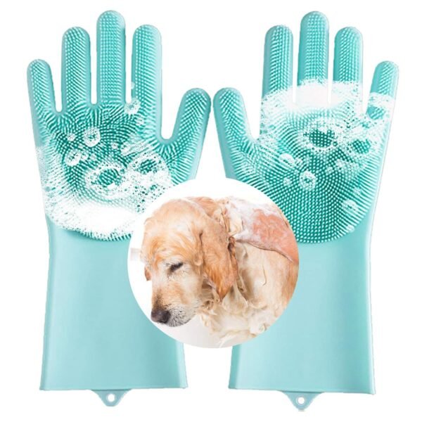 Silicone Pet Bathing Glove