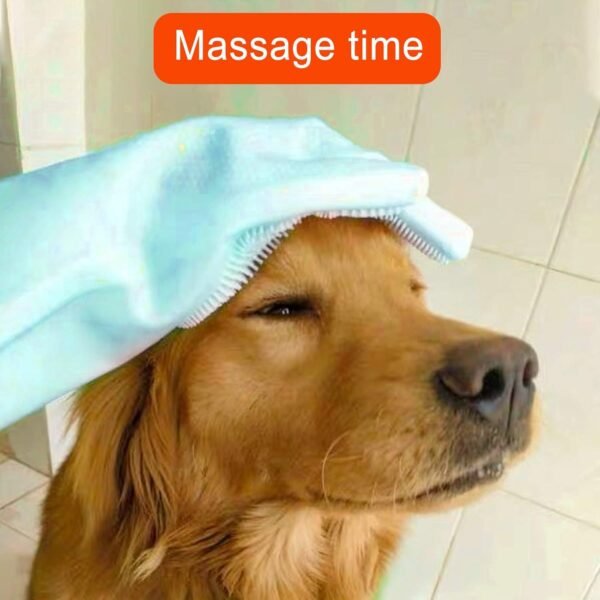 Silicone Pet Bathing Glove