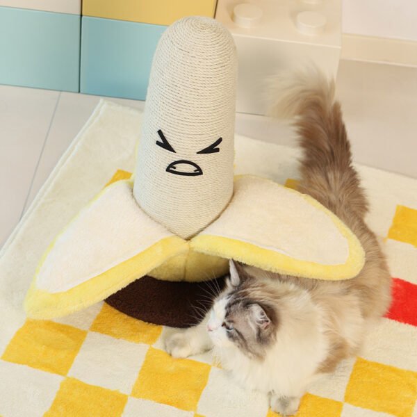 Banana Cat Scratching Post