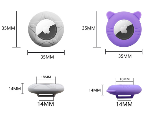 Silicone Protective Collar Case for Cat & Dog GPS Trackers