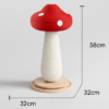 Red Mushroom Sisal Cat Scratcher