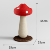 Red Mushroom Sisal Cat Scratcher