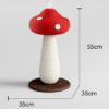 Red Mushroom Sisal Cat Scratcher