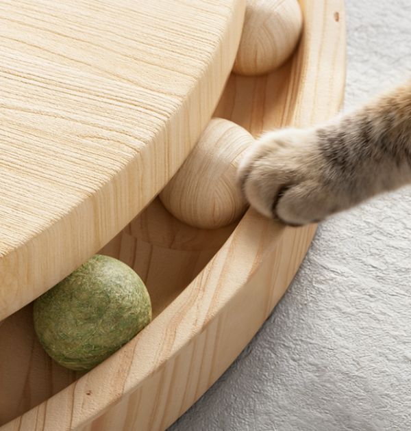 Red Mushroom Sisal Cat Scratcher