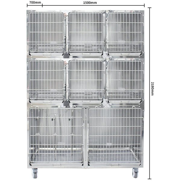 304 Stainless Steel Pet Hospitalization Cage