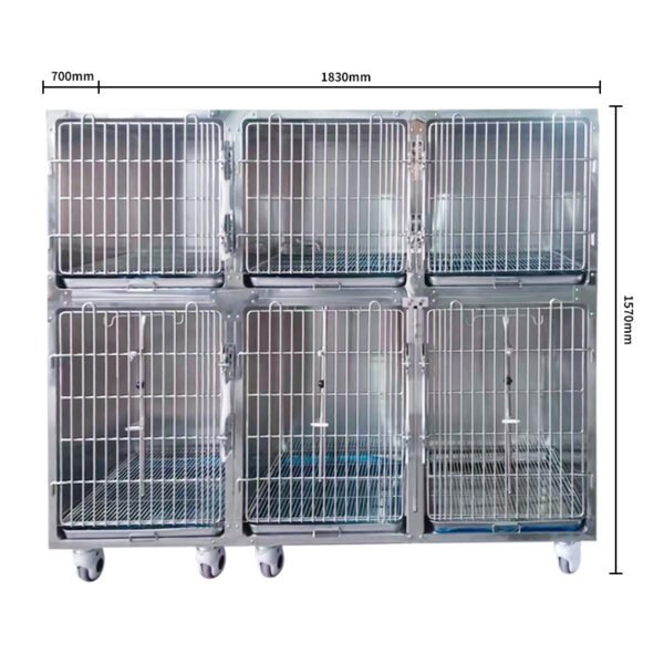 304 Stainless Steel Pet Hospitalization Cage
