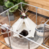 Transparent Acrylic Indoor Dog Enclosure