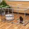 Transparent Acrylic Indoor Dog Enclosure