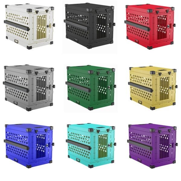 O1CN01KSDlBz2Gt1zHCC6bs_!!2209175139072-0-cib Collapsible aluminum alloy dog cage for medium to large dogs