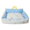 Striped Square Pet Bed