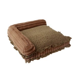 O1CN018SyXHWdGO1L1chua_!!1055682387-0-cib Vintage Brown Ruffled Pet Sofa Bed