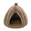 Faux Rabbit Fur Pumpkin Bed