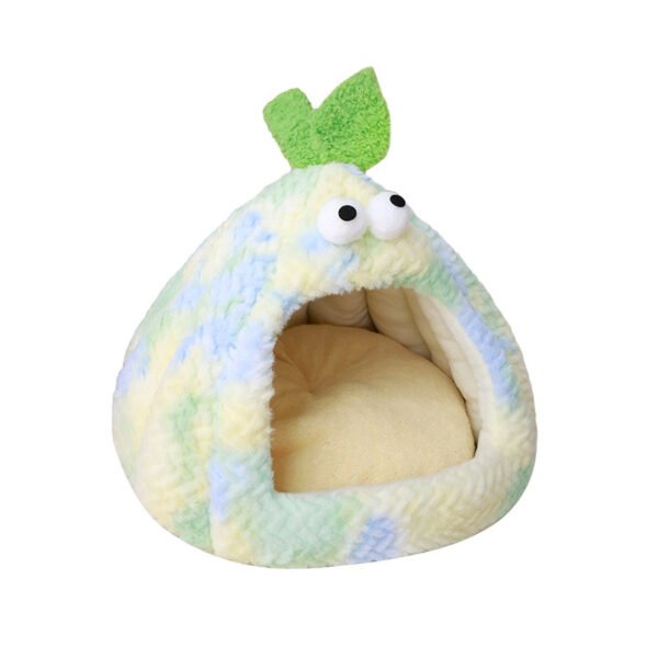 Semi‑closed Radish‑Shaped Pet Bed