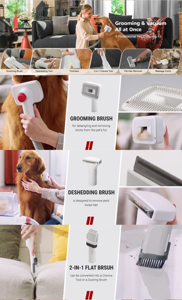 Pet Vacuum Cleaner Set