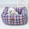 British‑Style Square Pet Bed