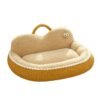 Heart‑shaped Bolster Pet Bed