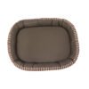 Striped Oval Pet Bed