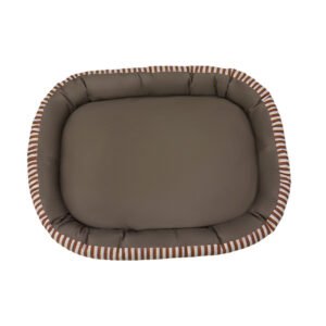 O1CN01XknwNA1TVIXcq7wHX_!!1055682387-0-cib Striped Oval Pet Bed