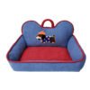 Retro Hot‑dog‑shaped Square Pet Bed