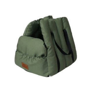 Durable, minimalist solid-color pet carrier bag