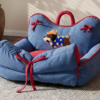 ScreenShot_2026-08-15_164629_111 Strip‑Velvet Pet Bed with Hooded Blanket