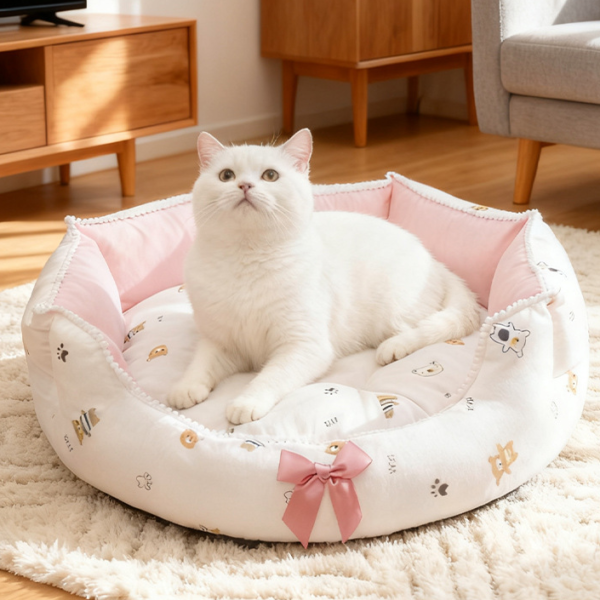 Princess-style pet bed