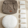 European‑style Plush Hexagonal Pet Bed