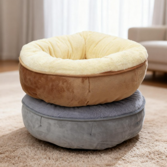 Flanged Round Pet Bed