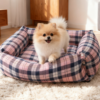 Snap‑button Square Pet Bed