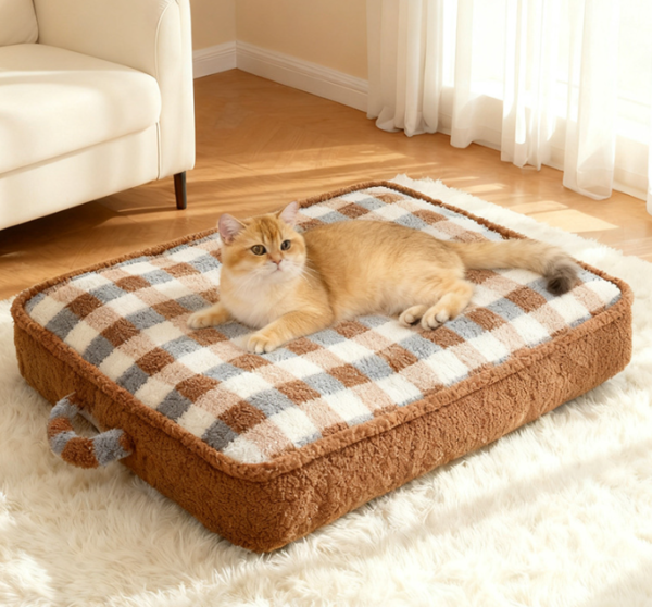 Plaid Portable Pet Mat