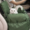 Durable, minimalist solid-color pet carrier bag