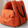 Durable, minimalist solid-color pet carrier bag