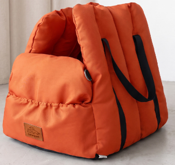 Durable, minimalist solid-color pet carrier bag
