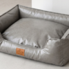 Leather dog bed