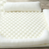 Coarse Linen‑trim Square Pet Bed